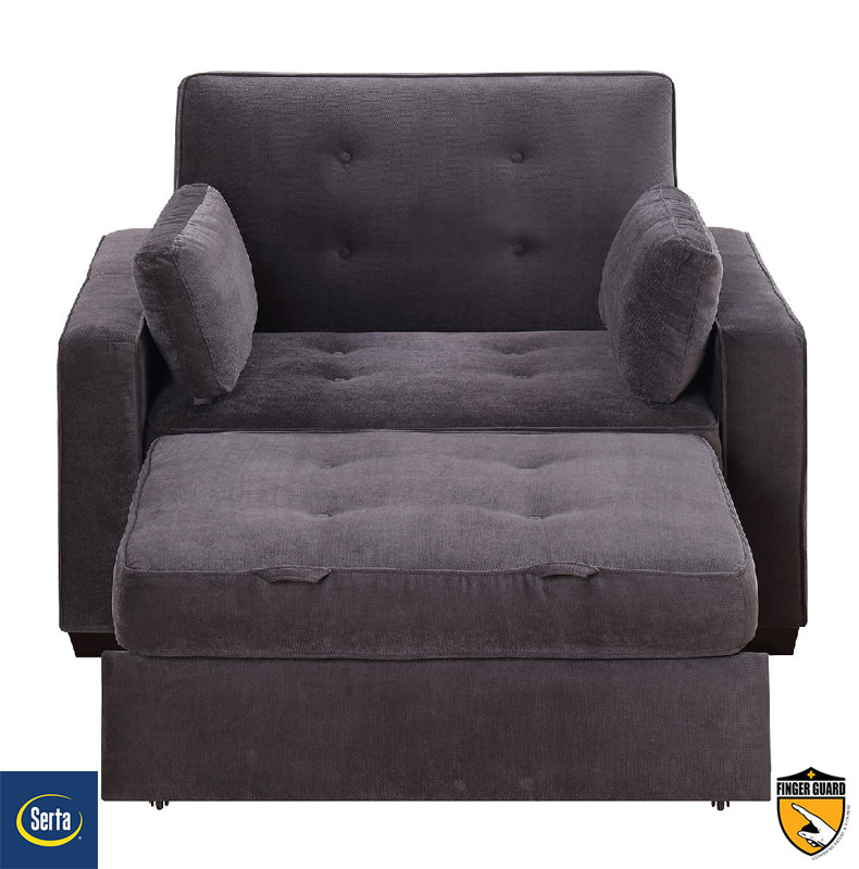 Serta Futons Serta Anderson Twin Convertible Chair & Reviews Wayfair